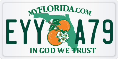 FL license plate EYYA79