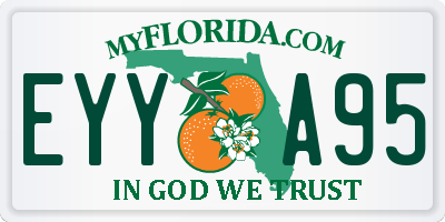 FL license plate EYYA95
