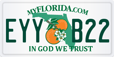 FL license plate EYYB22