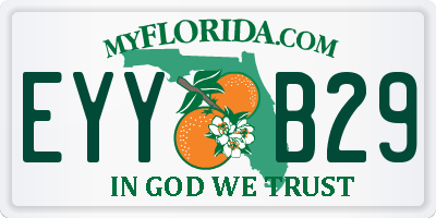 FL license plate EYYB29