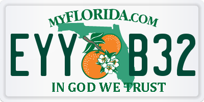 FL license plate EYYB32