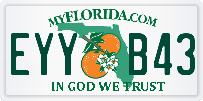 FL license plate EYYB43
