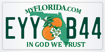 FL license plate EYYB44
