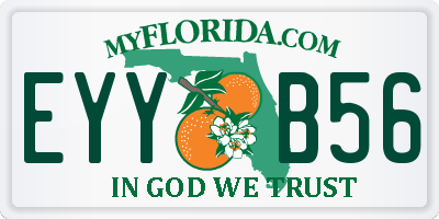 FL license plate EYYB56