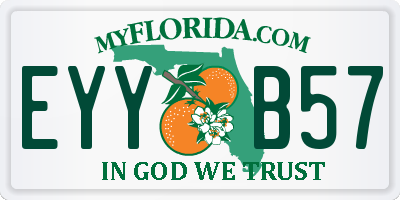 FL license plate EYYB57