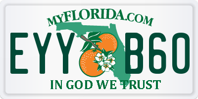 FL license plate EYYB60