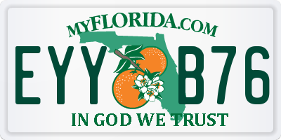 FL license plate EYYB76