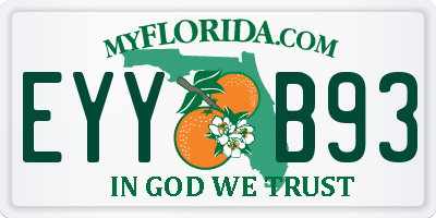 FL license plate EYYB93