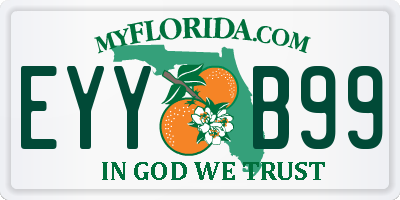 FL license plate EYYB99