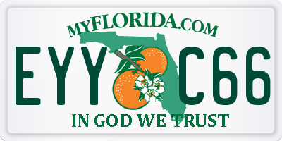FL license plate EYYC66