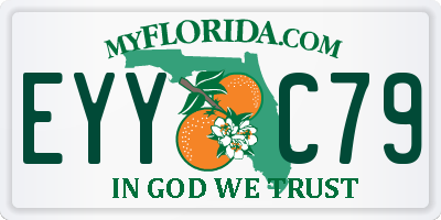 FL license plate EYYC79