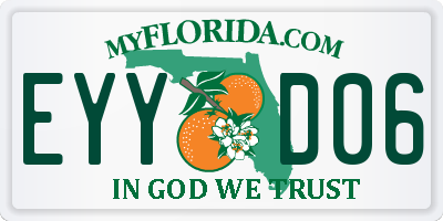 FL license plate EYYD06
