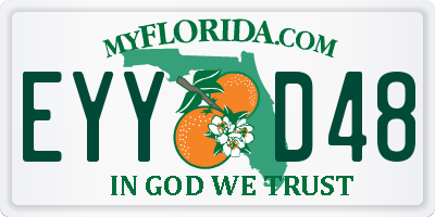 FL license plate EYYD48