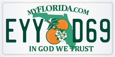 FL license plate EYYD69