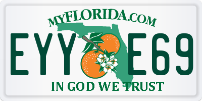 FL license plate EYYE69