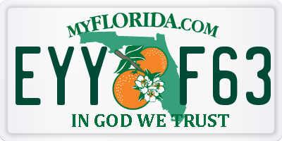 FL license plate EYYF63