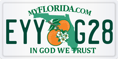 FL license plate EYYG28