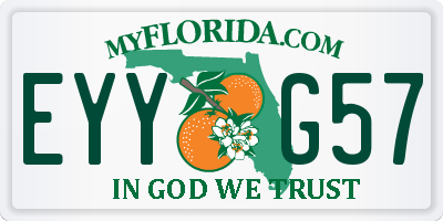 FL license plate EYYG57