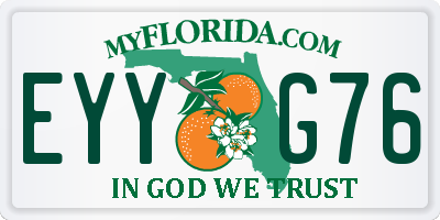 FL license plate EYYG76