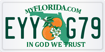 FL license plate EYYG79