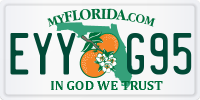 FL license plate EYYG95