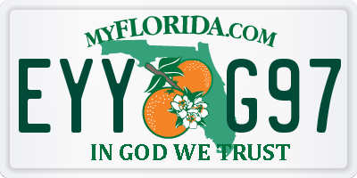 FL license plate EYYG97