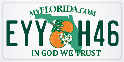 FL license plate EYYH46