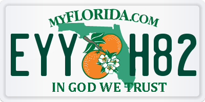 FL license plate EYYH82
