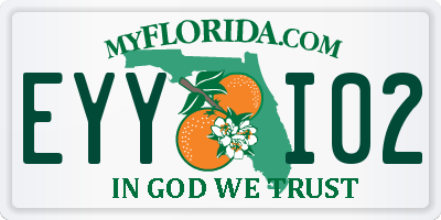 FL license plate EYYI02