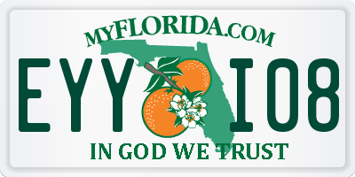 FL license plate EYYI08