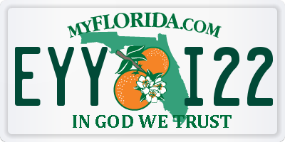 FL license plate EYYI22