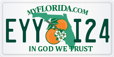 FL license plate EYYI24