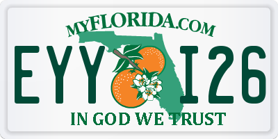 FL license plate EYYI26