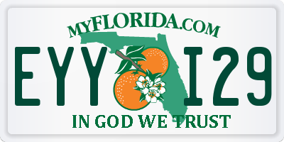 FL license plate EYYI29