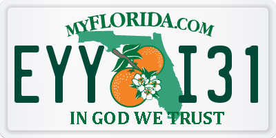 FL license plate EYYI31