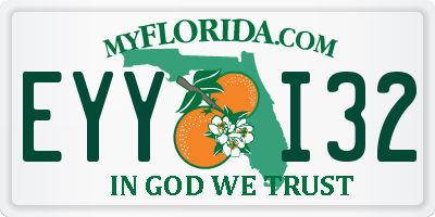 FL license plate EYYI32