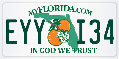 FL license plate EYYI34