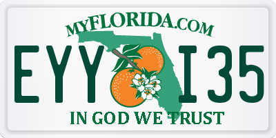 FL license plate EYYI35