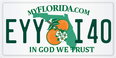 FL license plate EYYI40