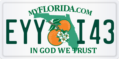FL license plate EYYI43