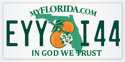 FL license plate EYYI44