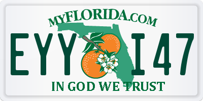 FL license plate EYYI47