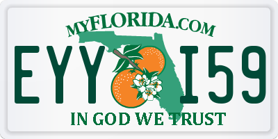 FL license plate EYYI59