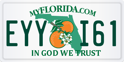 FL license plate EYYI61