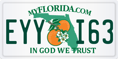 FL license plate EYYI63