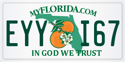 FL license plate EYYI67