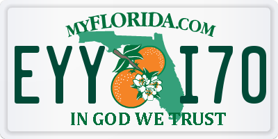 FL license plate EYYI70