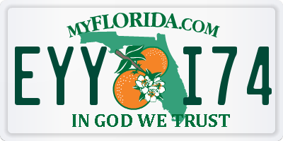 FL license plate EYYI74