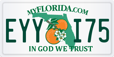 FL license plate EYYI75