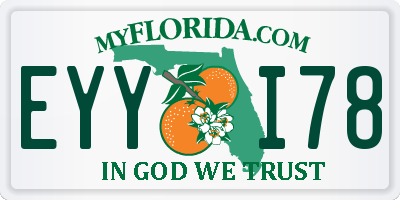 FL license plate EYYI78